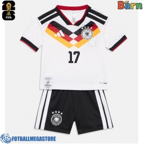 Fotballdrakt Barn Tyskland Florian Wirtz #17 Hjemmedraktsett VM 2026 Kortermet (+ Korte bukser)